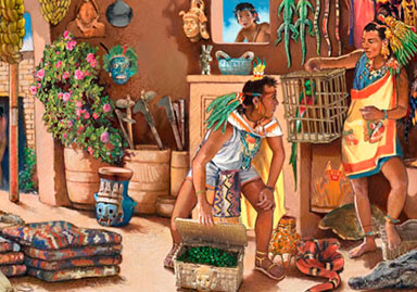 Aztec Merchants by Ann Koehler