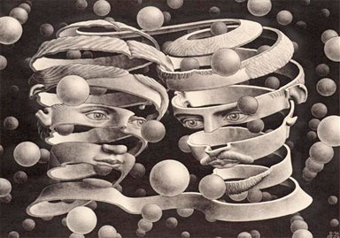 Bond of Union by Maurits Cornelis Escher, 1956